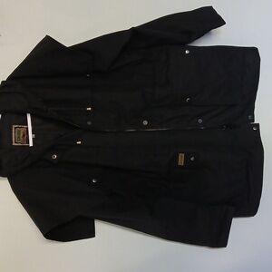Down Under ( Australian Men's Black Hooded Jacket) Size XL